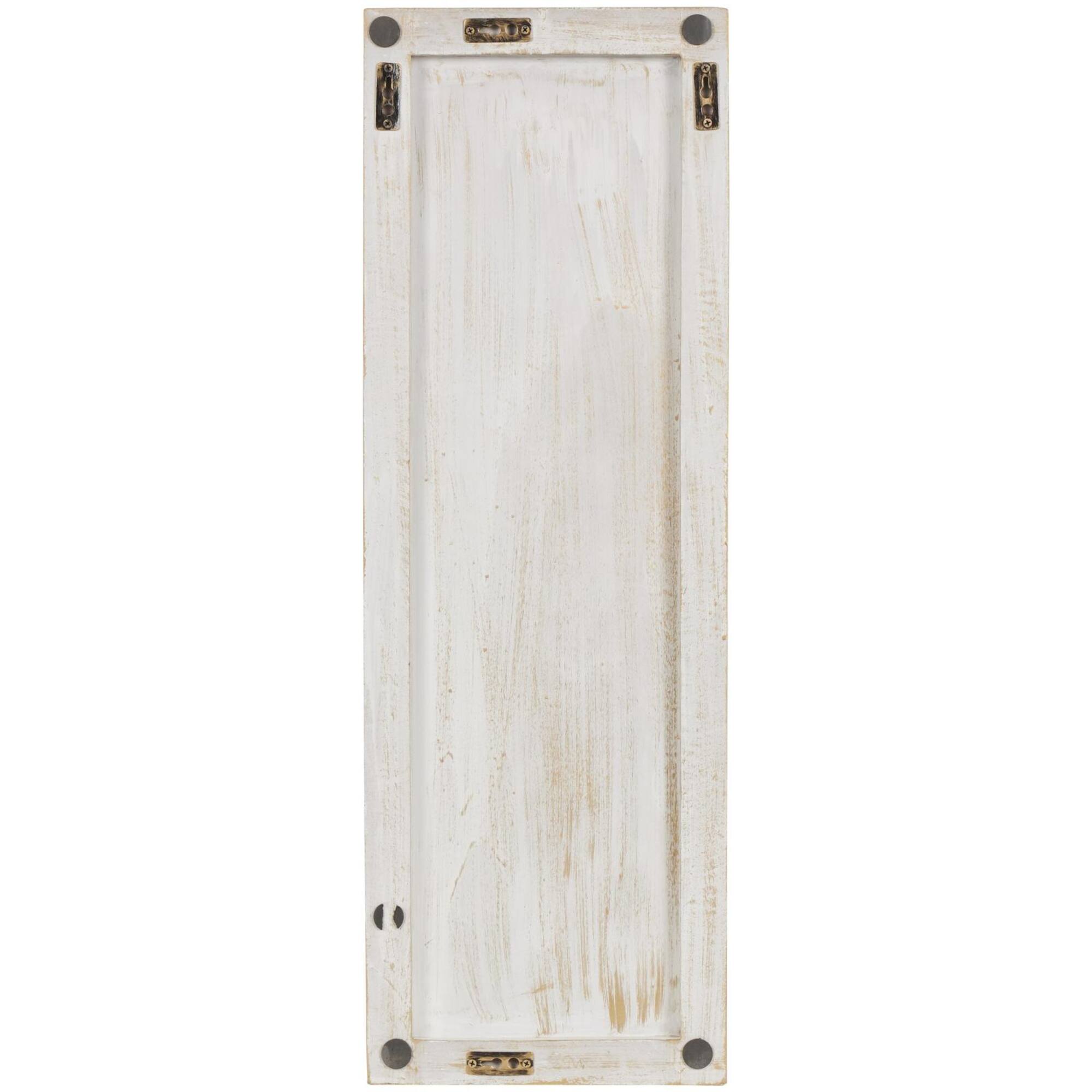 Gold & White Abstract Starburst Carved MDF Wall Décor